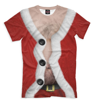 Мужская футболка Санта
