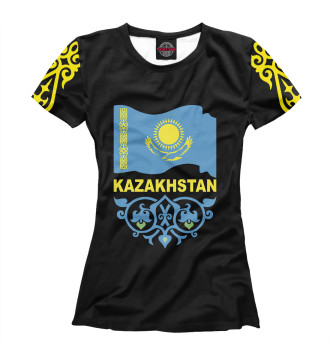 Женская Футболка Казахстан