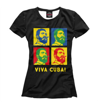 Женская Футболка Viva Cuba