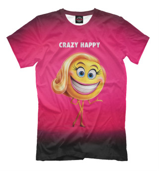 Женская футболка Crazy Happy