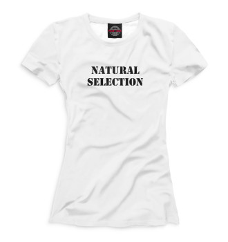 Футболка для девочек Natural Selection White
