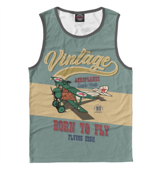 Майка для мальчиков Vintage Aeroplanes