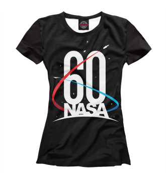 Женская Футболка NASA 60 лет