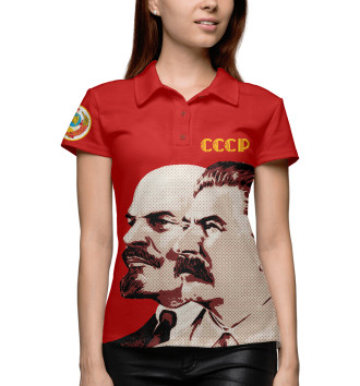 Женское Поло Ленин - Сталин