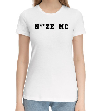 Женская Хлопковая футболка Noize MC