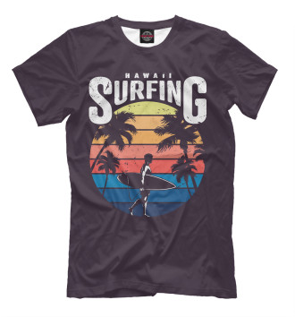 Мужская Футболка Surfing