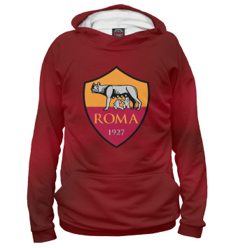 Мужское Худи FC Roma Red Abstract