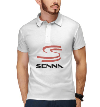 Мужское Поло Senna Logo