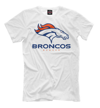 Мужская Футболка Denver Broncos - Денвер Бронкос
