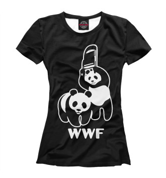 Женская Футболка WWF Panda
