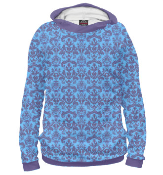 Женское Худи Damask Blue Rasberry