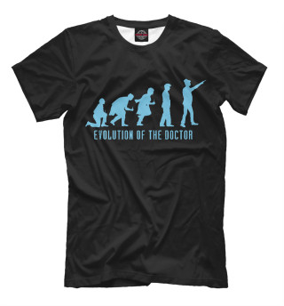 Мужская футболка Doctor Who Evolution
