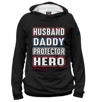 Женское Худи Husband Daddy Protector Hero