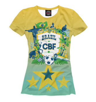 Футболка для девочек Сборная Бразилии