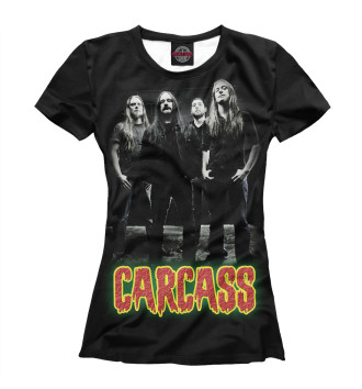 Футболка для девочек Carcass Death metal band