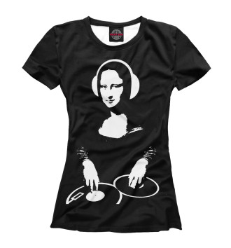 Женская Футболка Mona Lisa DJ