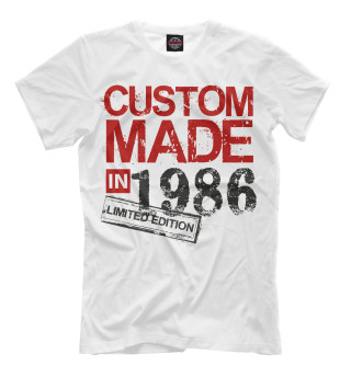 Мужская футболка Изготовлен в 1986 году. Ограниченная серия.