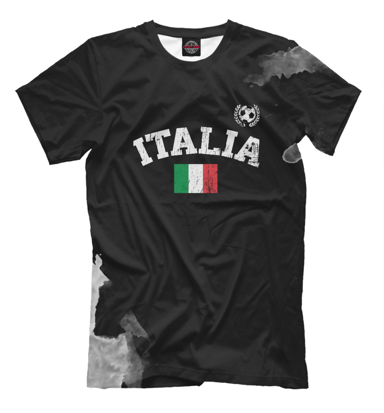 Мужская Футболка Italia Soccer, артикул: FTO-183985-fut-2