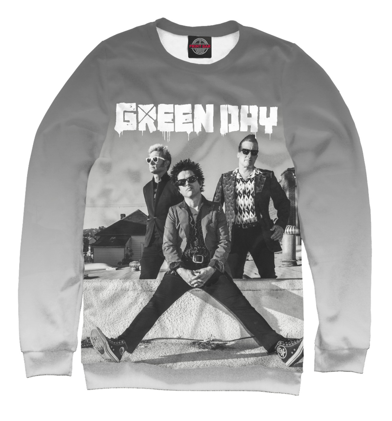 Женский Свитшот Green Day, артикул: GRE-363890-swi-1