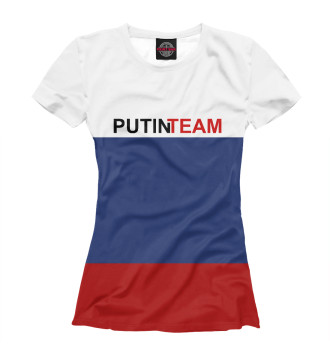 Женская Футболка Putin Team