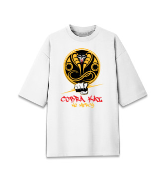 Женская Хлопковая футболка оверсайз Cobra Kai