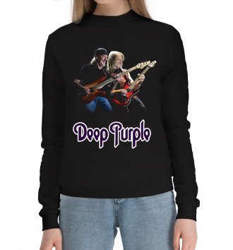 Женский Хлопковый свитшот Deep Purple