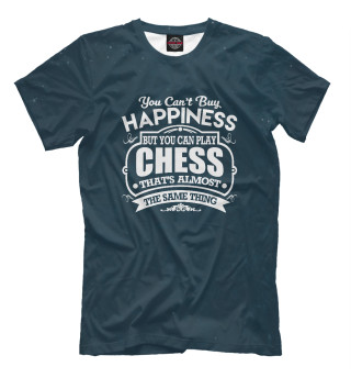 Мужская футболка You happiness Chess