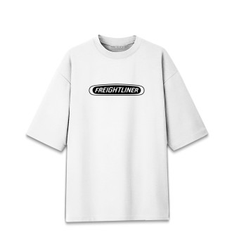 Женская Хлопковая футболка оверсайз Freighliner