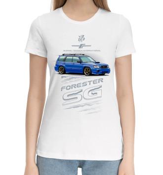 Женская Хлопковая футболка Forester SG