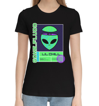 Женская Хлопковая футболка GONE.Fludd UFO