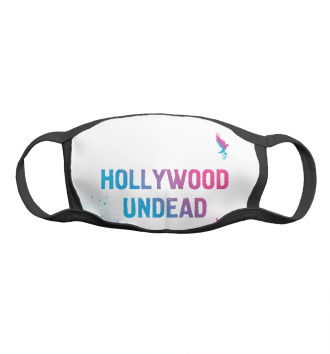 Женская Маска Hollywood Undead Neon Gradient (брызги)