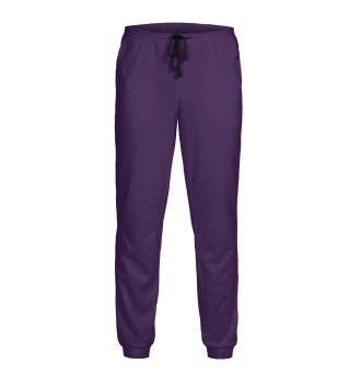 Мужские Штаны BTS логотип фиолетовый