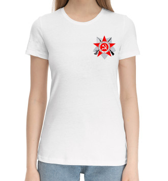Женская Хлопковая футболка Орден Отечественной войны