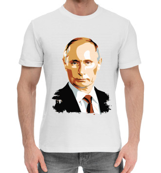 Мужская Хлопковая футболка Путин