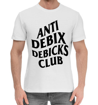 Мужская Хлопковая футболка Anti debix debicks club