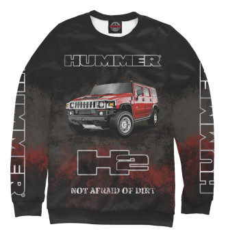 Женский Свитшот Hummer H2 на черном
