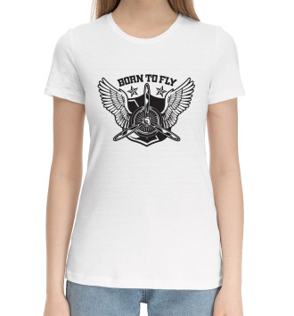 Женская Хлопковая футболка ВВС