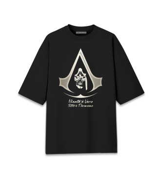 Женская Хлопковая футболка оверсайз Assassin’s Creed