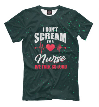 Мужская футболка Nurse Geriatic