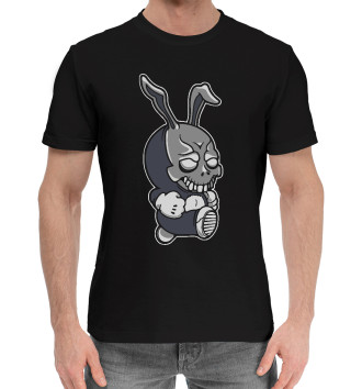 Мужская Хлопковая футболка Крутой кролик / Dude