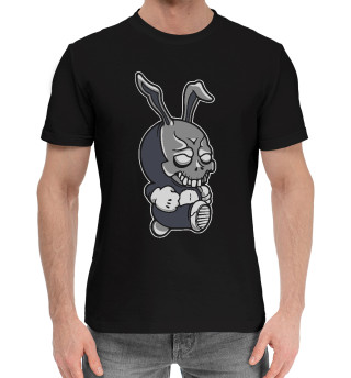 Мужская хлопковая футболка Крутой кролик / Dude