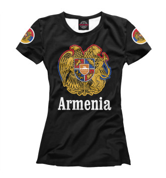 Женская Футболка Герб Армении