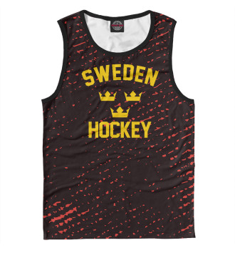 Мужская Майка Sweden hockey