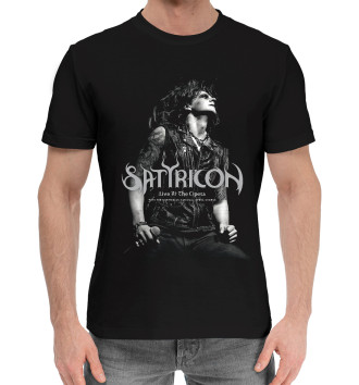 Мужская Хлопковая футболка Satyricon