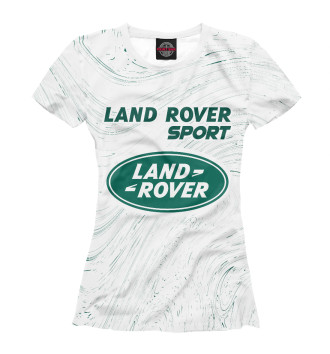 Женская Футболка Land Rover | Sport + Разводы