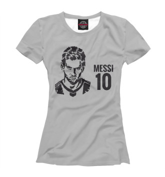 Женская Футболка Messi 10
