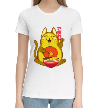 Женская Хлопковая футболка Avocado Kitten