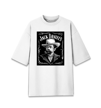 Мужская Хлопковая футболка оверсайз Jack Daniel's