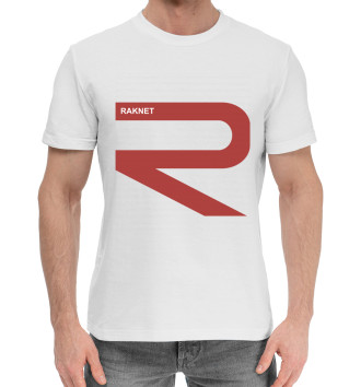 Мужская Хлопковая футболка RAKNET ORIGINAL WHITE