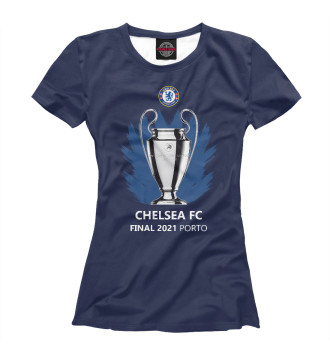 Женская Футболка Chelsea champion